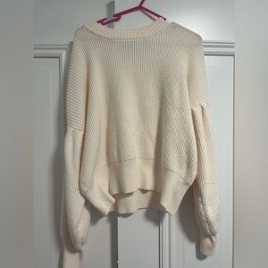 Lulus white sweater
